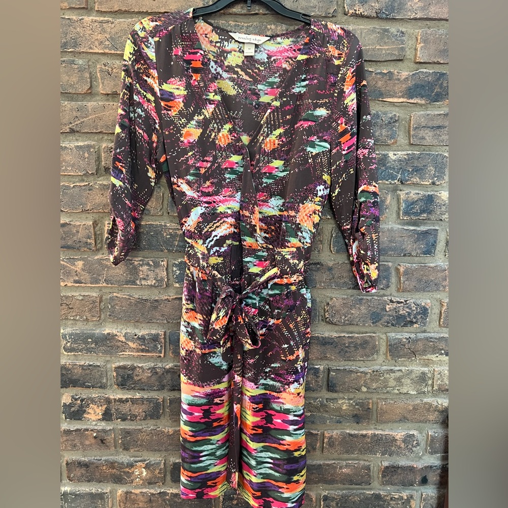 Presley Skye printed silk dress